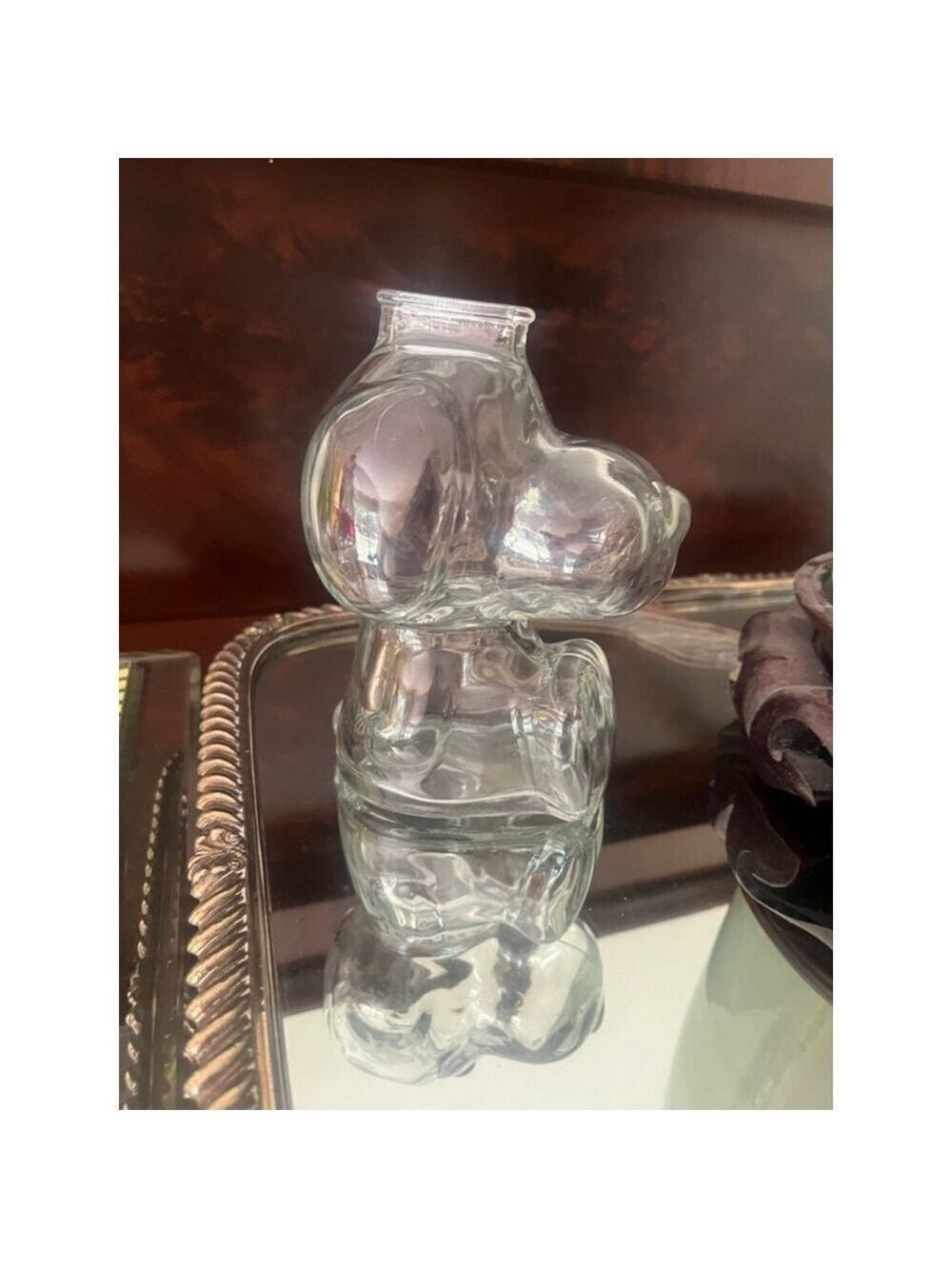 Vintage 1980’s Snoopy Coin Heavy Glass Bank